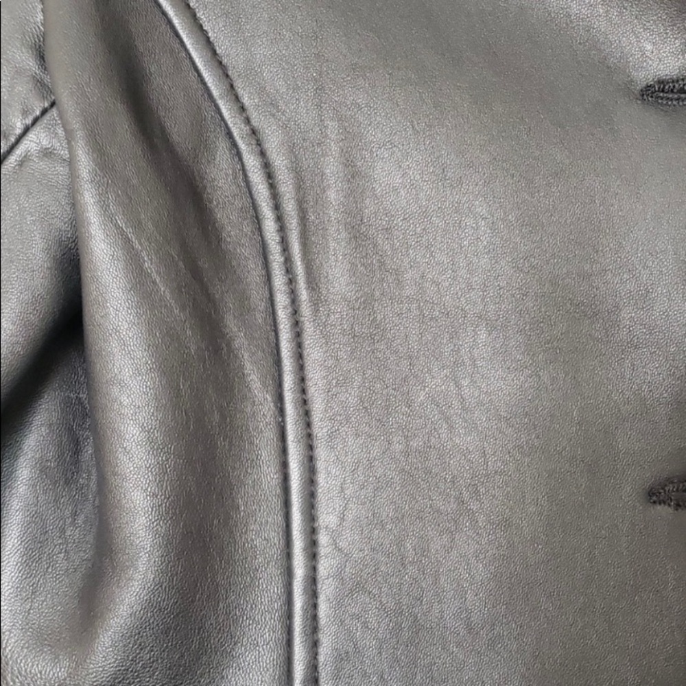 Genuine Leather Mark Alan Black Jacket. Size L - Picture 5 of 15
